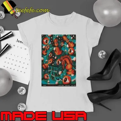 Austin TV Lima Peru May 16 2024 Yield Rock Rizoma Latam Tour Poster Shirt