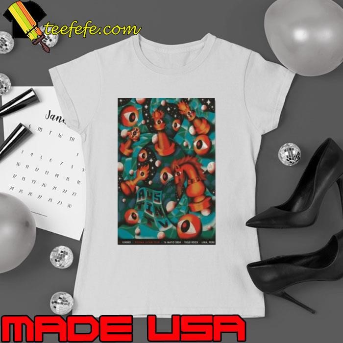 Austin TV Lima Peru May 16 2024 Yield Rock Rizoma Latam Tour Poster Shirt