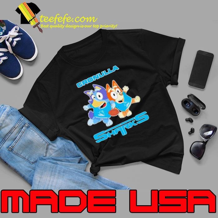 Bluey Cronulla Sharks Unisex Bluey Cronulla Sharks Unisex