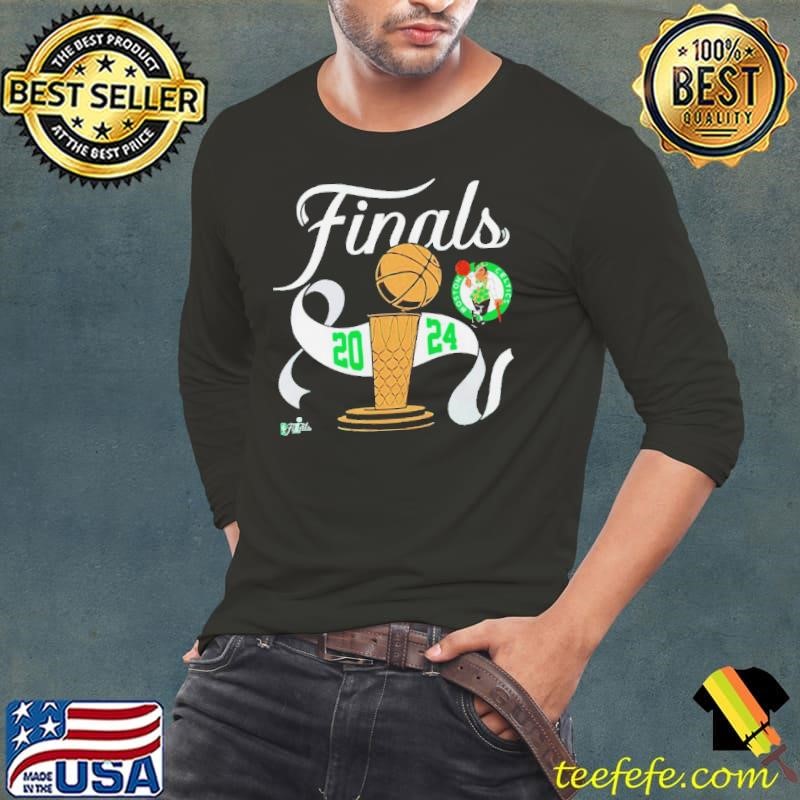 Boston Celtics 2024 NBA Finals trophy Long Sleeve Tee