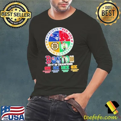 Boston Sports Teams City Of Champions Patriots, Red Sox, Celtics And Bruins shirt