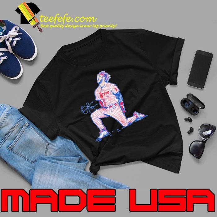 Bryce Harper Superstar Pose Signature American professional baseball outfielder Unisex