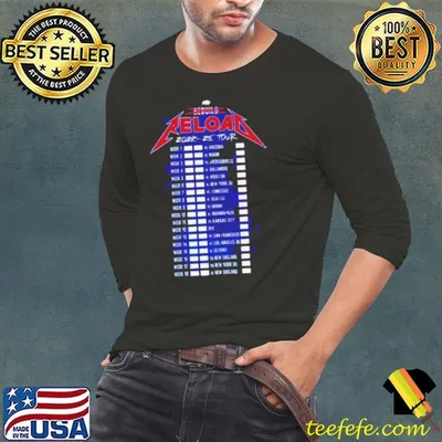 Buffalo Bills Reload 2024-2025 Uk Tour Schedule Magnet Shirt