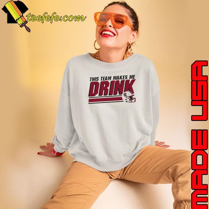 Bull Ward This Team Make Me Drink Sweatshirt