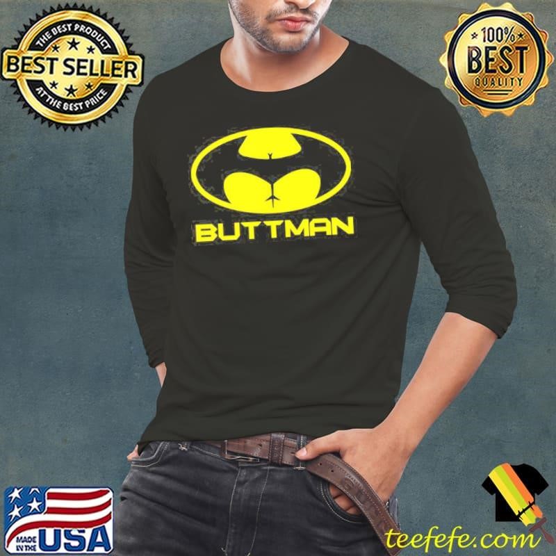 Buttman Batman Funny Long Sleeve Tee