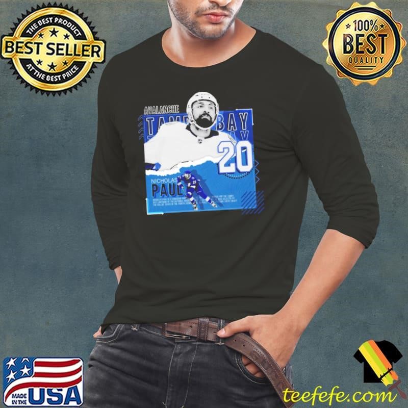 Canadian professional ice hockey forward Tampa Bay Lightning nicholas paul T-Shirt
