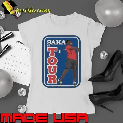 Carlbourkeart Saka On Tour Shirt