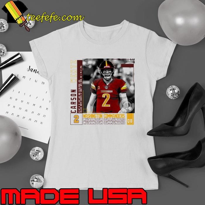 Carson Wentz American football quarterback for Kansas City Chiefs Ladies tee