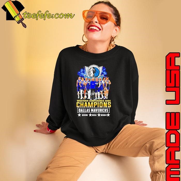 Dallas Mavericks Western Conference Champions 2024 Signatures shirt