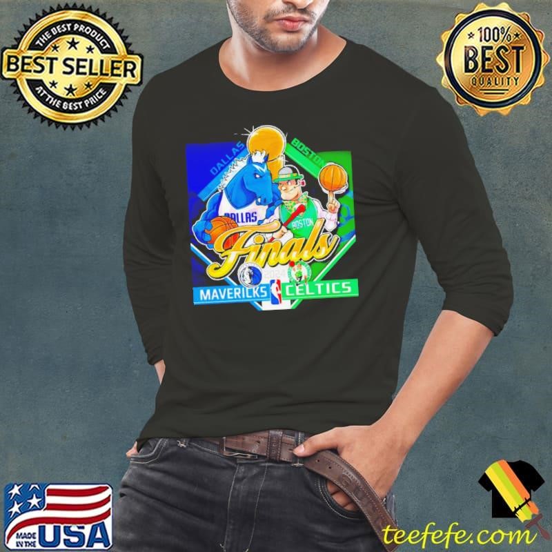 Dallas Mavericks vs Boston Celtics finals 2024 mascot Long Sleeve Tee