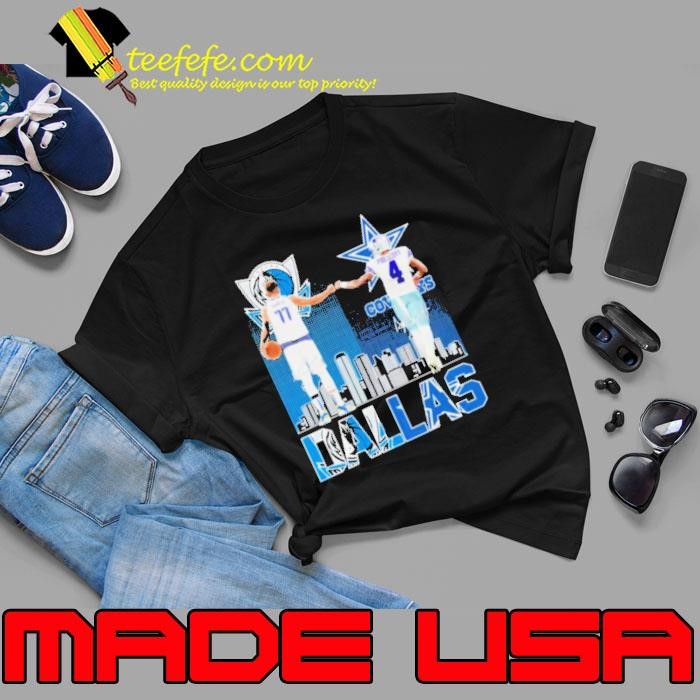 Dallas Sports Teams Luka Doncic And Dak Prescott Signatures Unisex