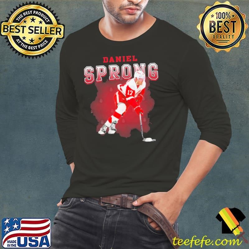 Daniel Sprong Dutch ice hockey forward Detroit Red Wings T-Shirt