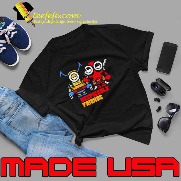 Despicable friends Minions as Wolverine and Deadpool Unisex