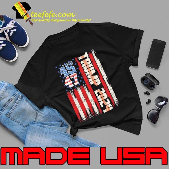 Donald J Trump 2024 American Flag 45 47 Unisex