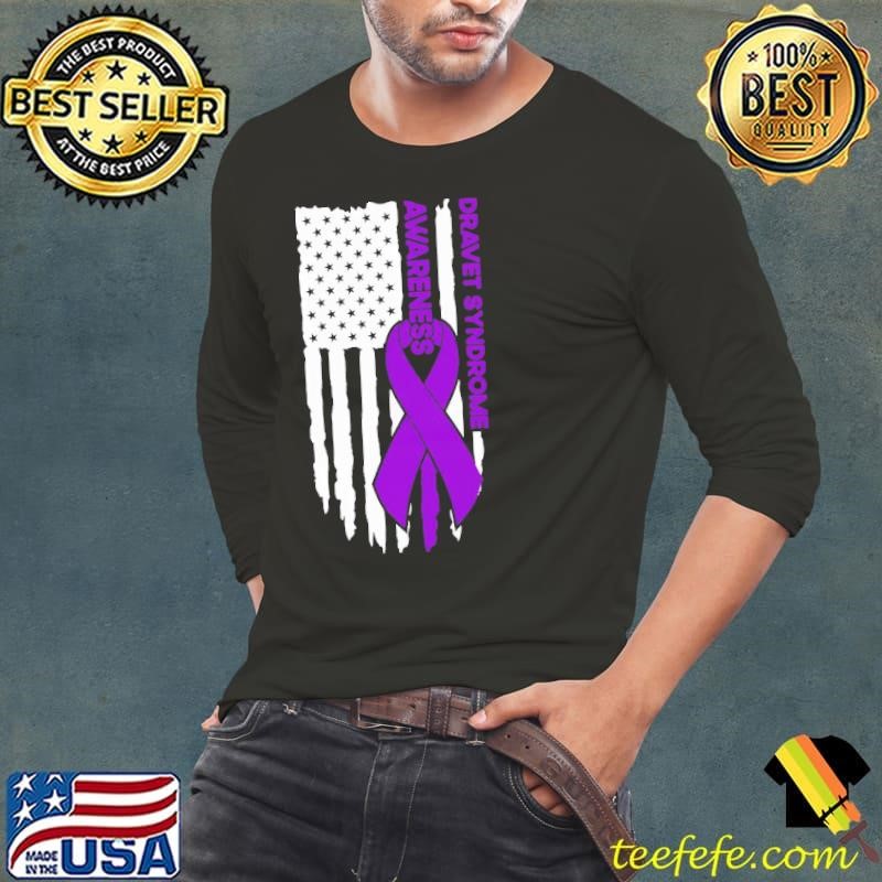Dravet Syndrome Awareness Flag Dravet Syndrome T-Shirt