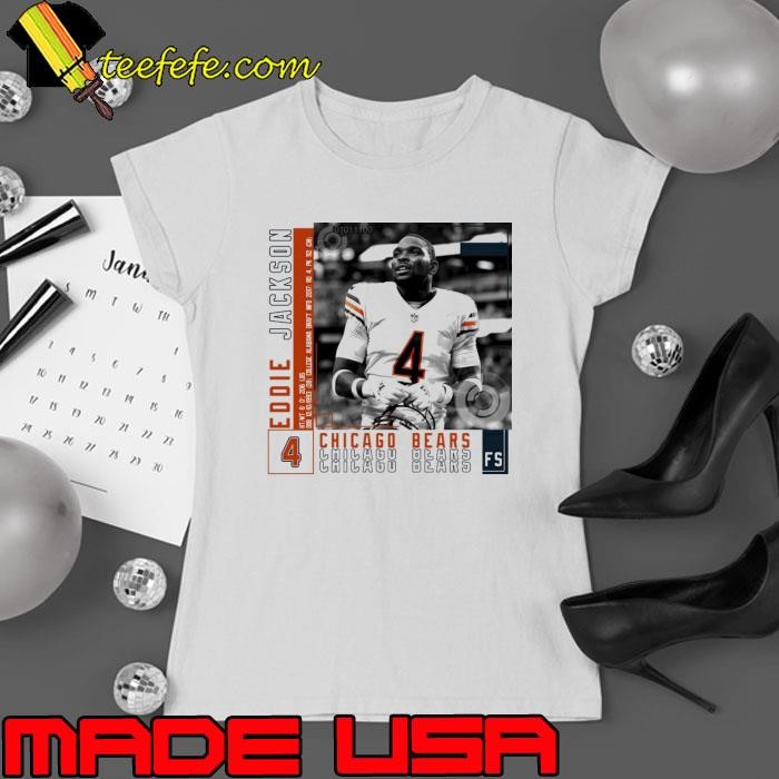 Eddie Jackson American football safety for the Baltimore Ravens Paper Poster Ladies tee
