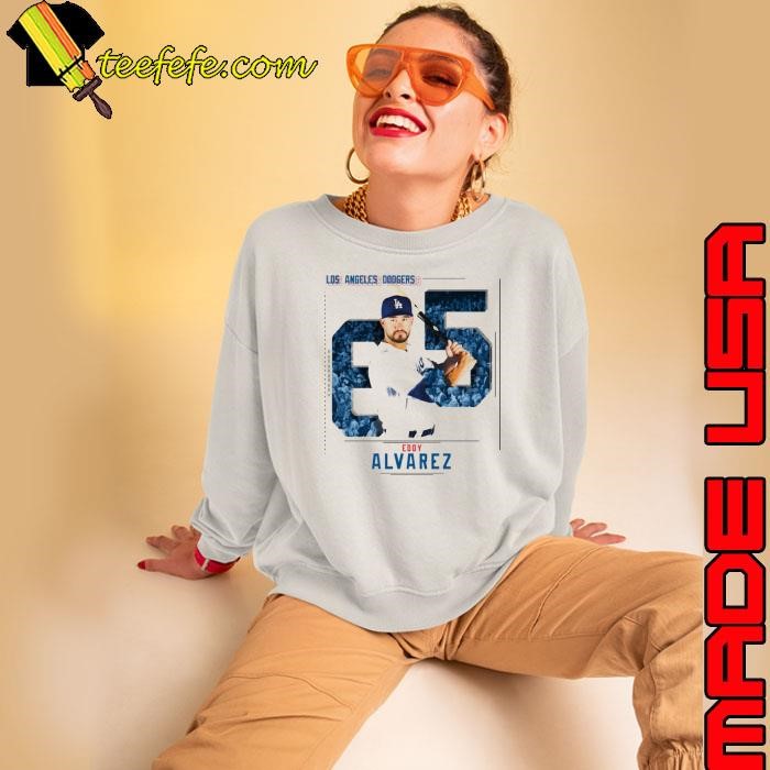 Eddy alvarez American professional baseball infielder in Boston Red Sox Sweatshirt