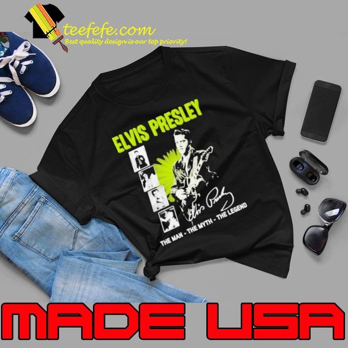 Elvis Presley The Man The Myth The Legend Signature Shirt