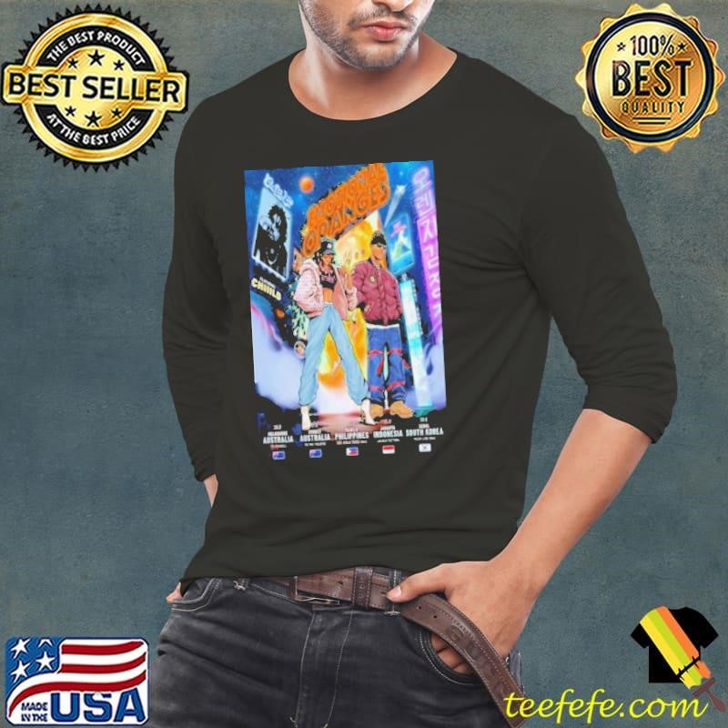 Emotional Oranges August 2024 Australia & Asia Show Poster shirt