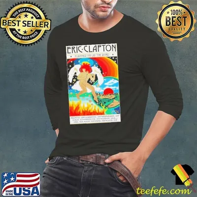 Eric Clapton EU 2024 Tour Poster shirt