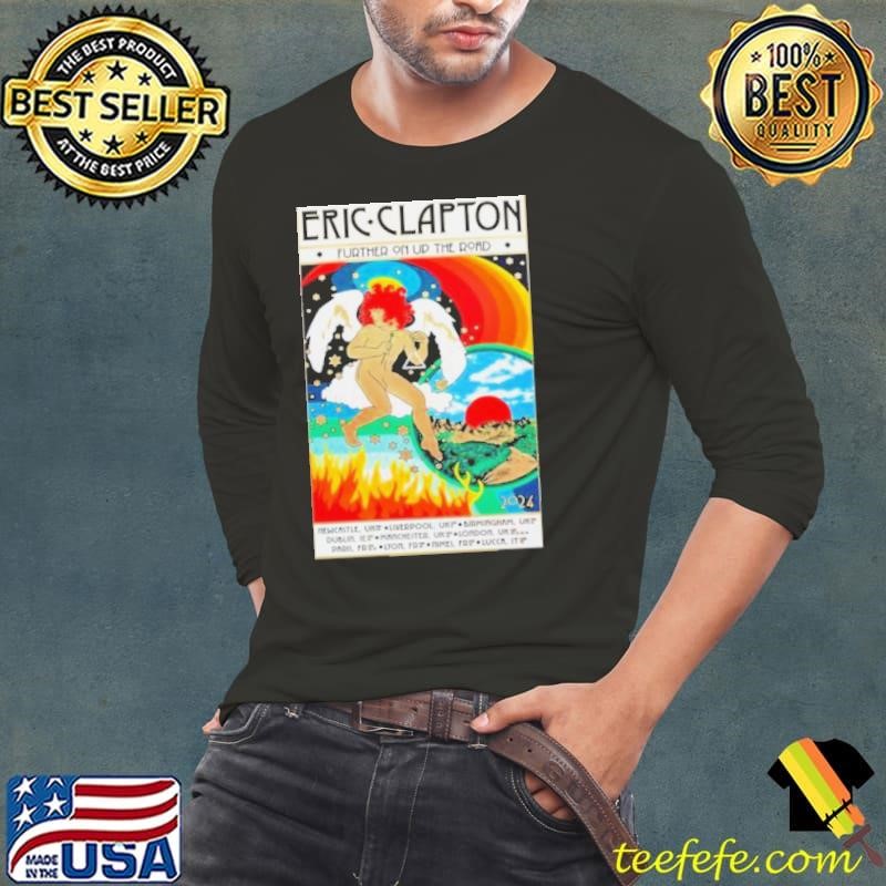 Eric Clapton EU 2024 Tour Poster Long Sleeve Tee