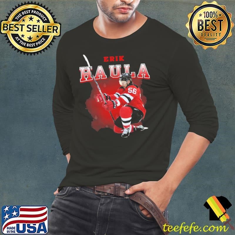 Erik Haula Finnish professional ice hockey forward Long Sleeve Tee