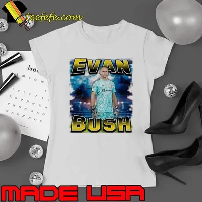 Evan Bush American professional soccer player goalkeeper T-Shirt