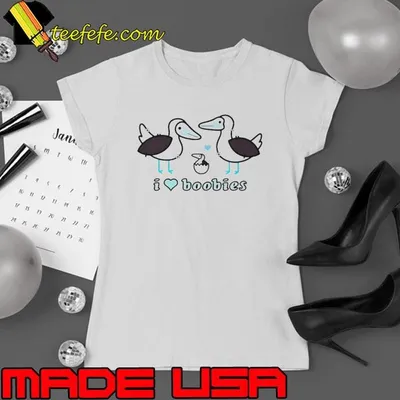 Eveoart I Love Boobies Shirt