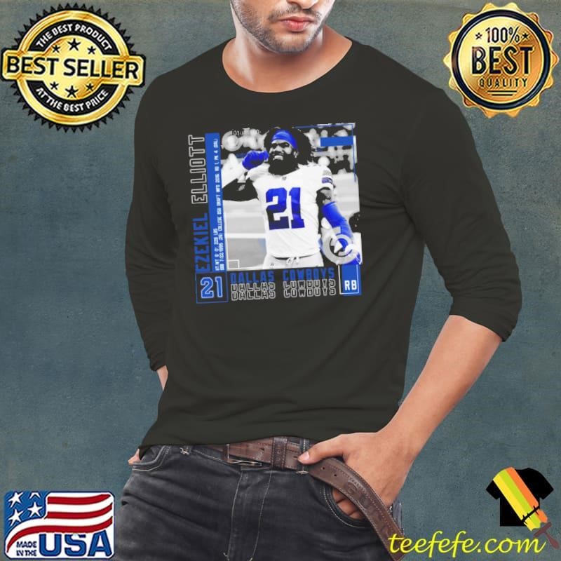 Ezekiel Elliott American football running back for the Dallas Cowboys Long Sleeve Tee