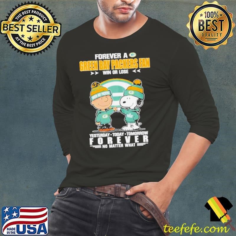 Forever A Green Bay Packers Fan Win Or Lose Melbourne No Matter What shirt