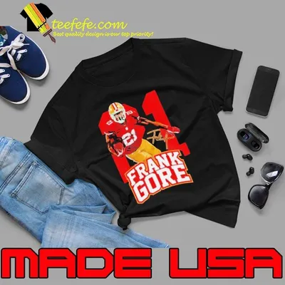 Frank Gore NFL San Francisco 49ers football shirt