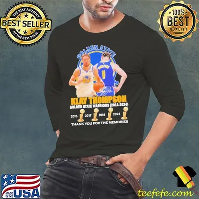 Golden State Warriors Klay Thompson 2011-2024 Thank You For The Memories shirt