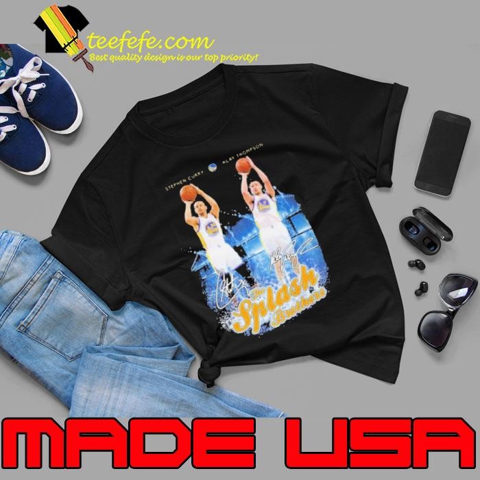 Golden State Warriors Klay Thompson Stephen Curry The Splash Brothers Signatures shirt