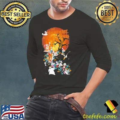 Halloween The Night Before Christmas Characters Shirt