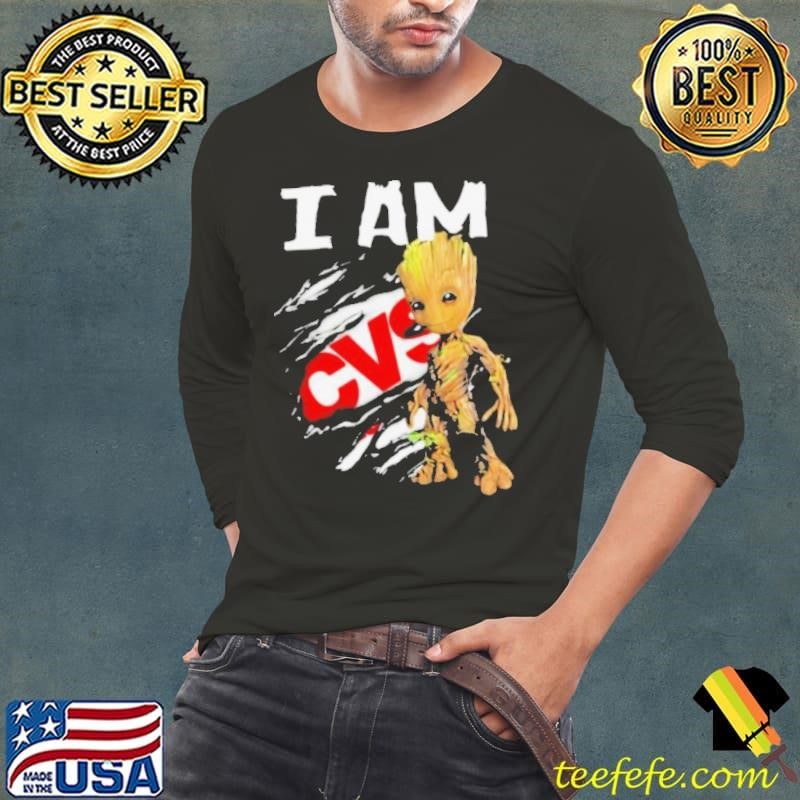 I Am Groot CVS Logo Long Sleeve Tee