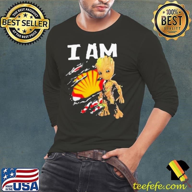 I Am Groot SHELL Logo Long Sleeve Tee
