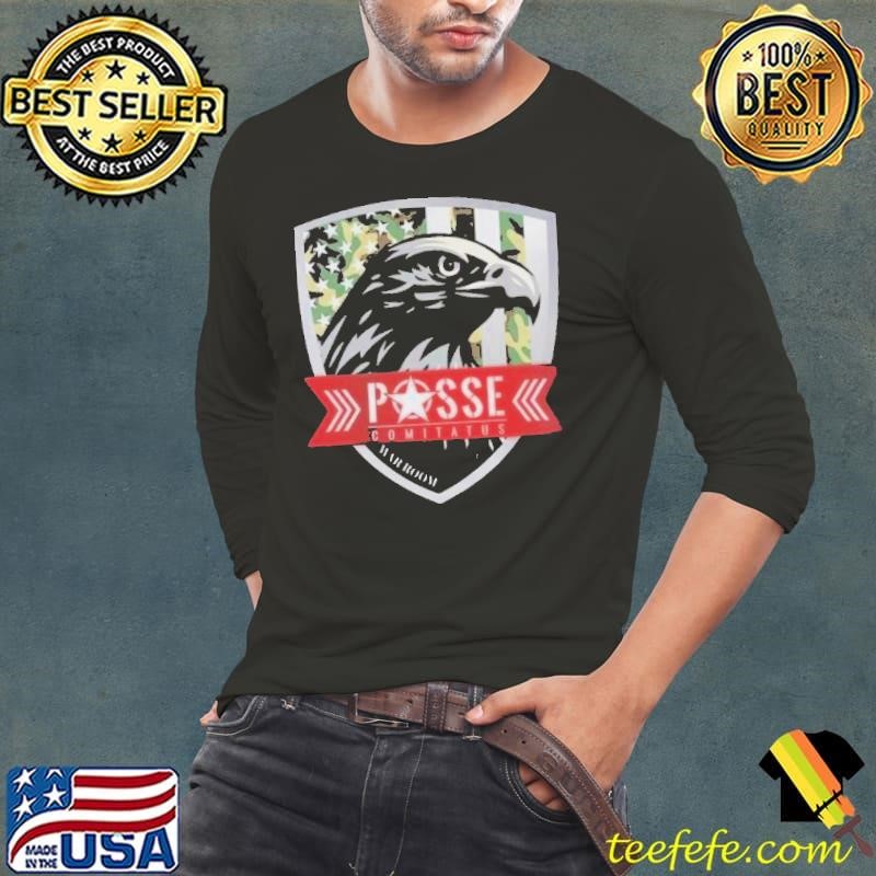 I Stand With Bannon War Room Posse Eagle Long Sleeve Tee