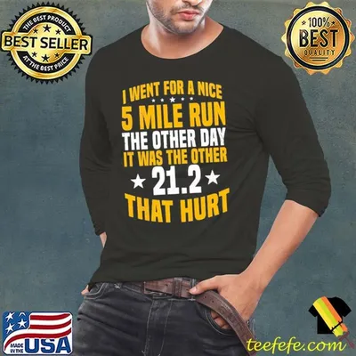 I Went For A Nice 5 Mile Run The Other Day Was The Other That Hurt T-Shirt