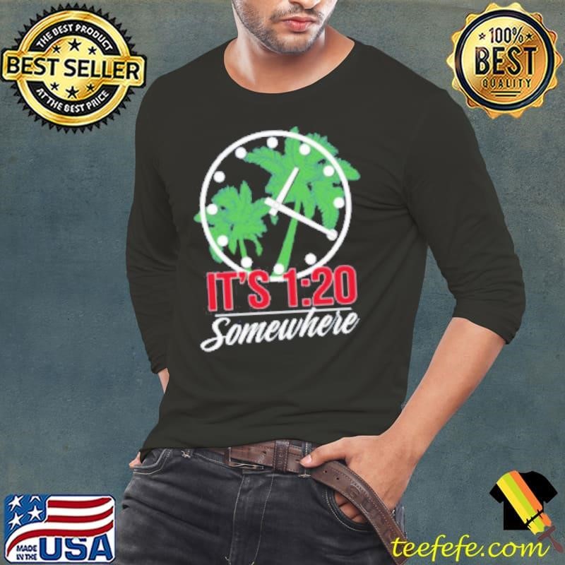 It’s 1 20 Somewhere Chicago Baseball Long Sleeve Tee