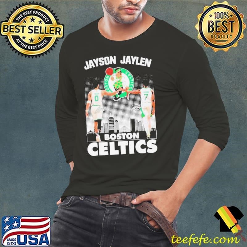 Jason Jaylen Boston Celtics 2024 NBA Finals Jayson Tatum And Jaylen Brown Long Sleeve Tee