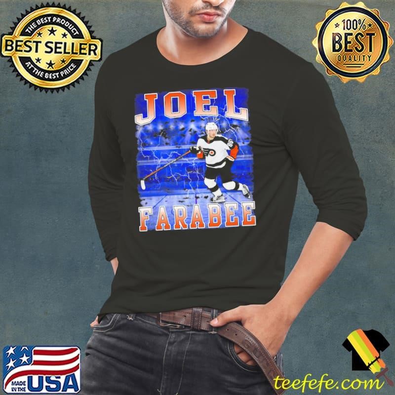 Joel Farabee American professional ice hockey left Philadelphia Flyers Long Sleeve Tee