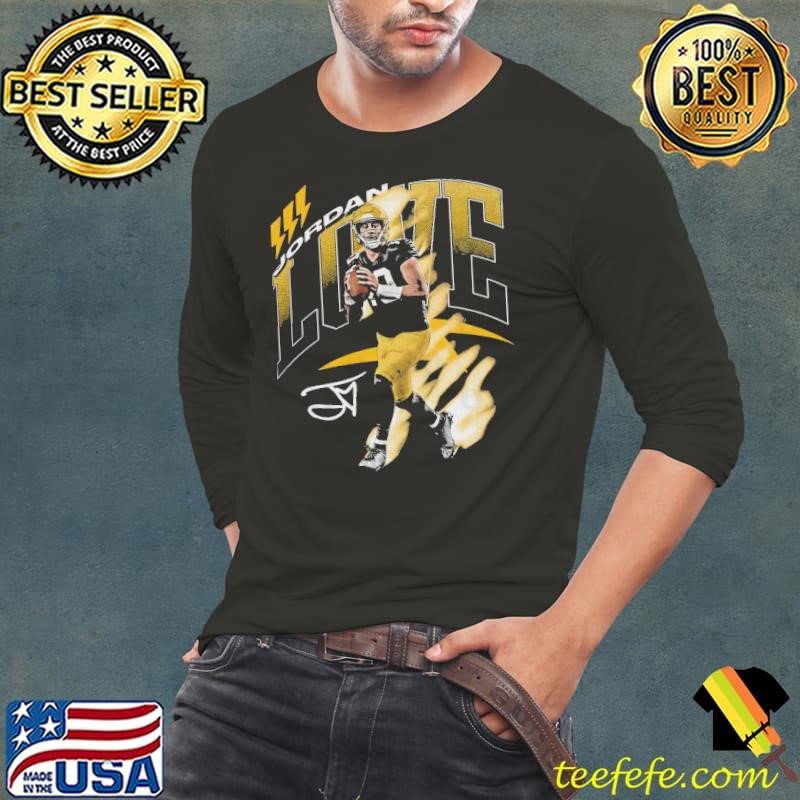 Jordan Love American football quarterback Green Bay Retro Long Sleeve Tee