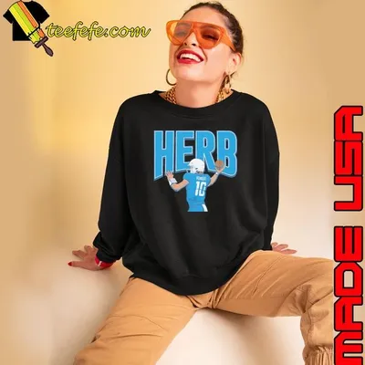 Justin Herbert Herb American football quarterback Los Angeles Chargers T-Shirt
