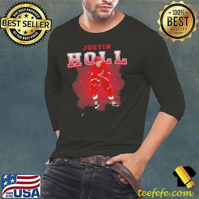 Justin Holl American ice hockey forward Detroit Red Wings T-Shirt