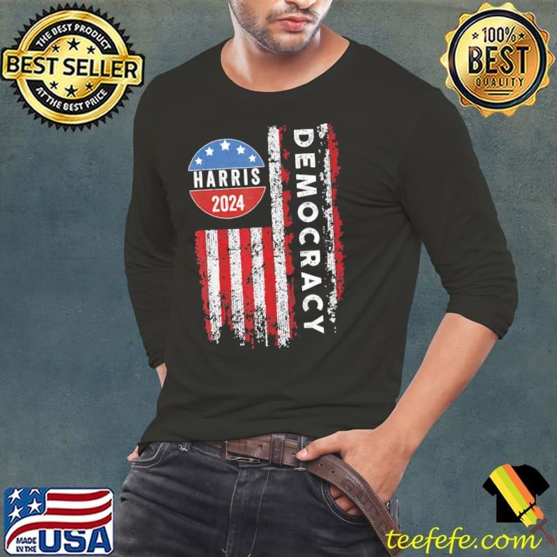 Kamala Harris Kamala 2024 Us Flag Democratic President T-Shirt