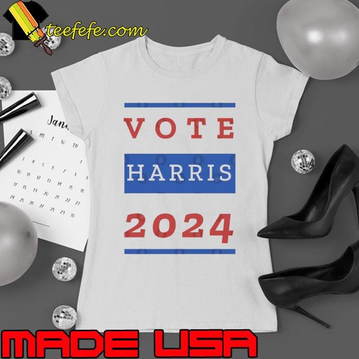 Kamala Harris for President VOTE BLUE Election 2024 Ladies tee