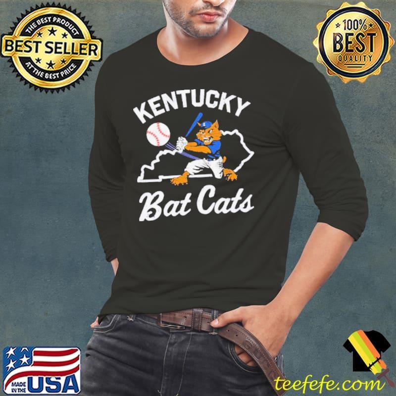 Kentucky Bat Cats Baseball Long Sleeve Tee