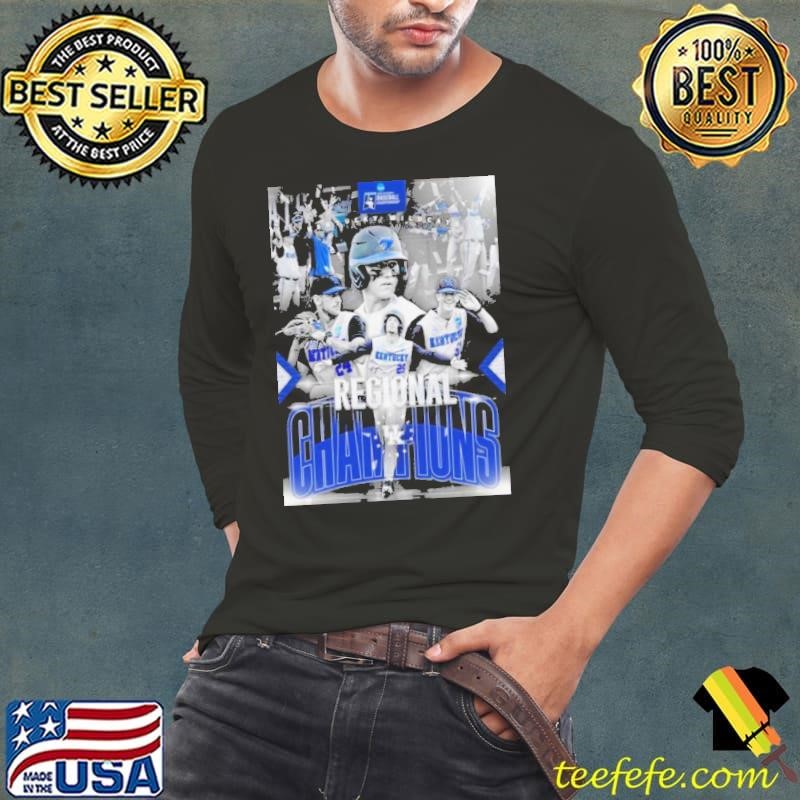 Kentucky Wildcats Baseball Champions Of The Lexington Regional Poster Long Sleeve Tee