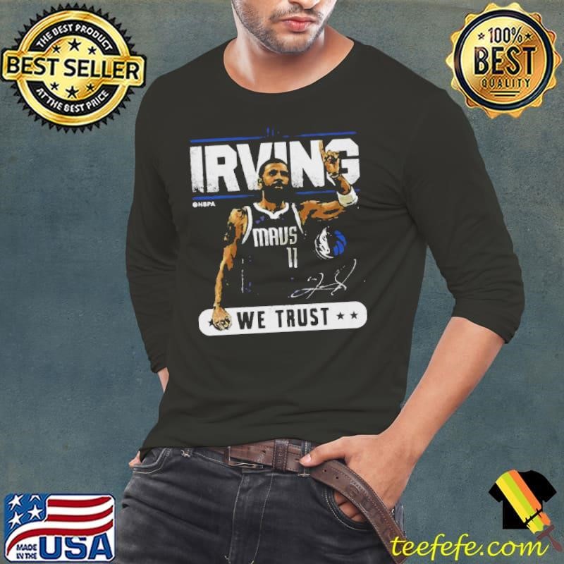Kyrie Irving Dallas Mavericks Trust Vintage Signature Long Sleeve Tee