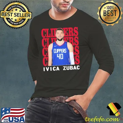 Los Angeles Clippers Ivica Zubac Croatian professional basketball player T-Shirt